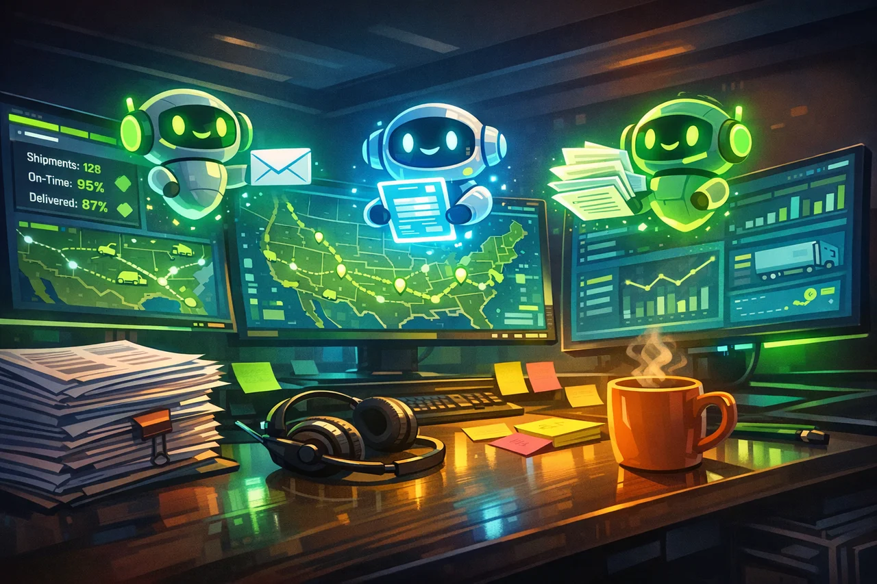 Logistics — freight desks, shipping chaos, and empire building